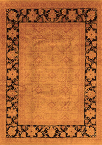 Oriental Orange Industrial Rug, urb3106org