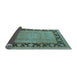 Sideview of Oriental Light Blue Industrial Rug, urb3106lblu