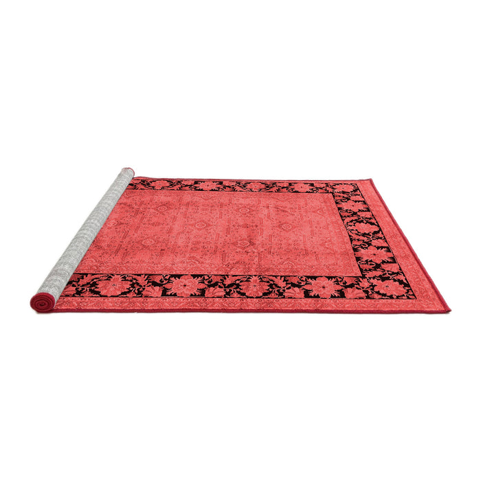 Industrial Red Washable Rugs