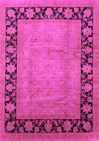 Oriental Pink Industrial Rug, urb3106pnk