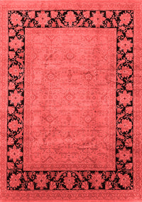 Oriental Red Industrial Rug, urb3106red