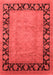 Oriental Red Industrial Area Rugs