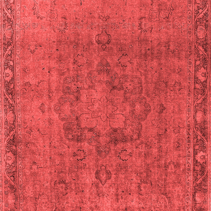 Machine Washable Oriental Red Industrial Rug, wshurb3107red