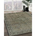 Machine Washable Industrial Modern Brown Rug in a Family Room, wshurb3107