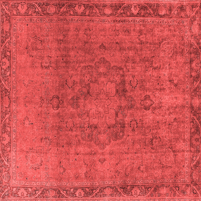 Machine Washable Oriental Red Industrial Rug, wshurb3107red