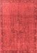 Oriental Red Industrial Area Rugs