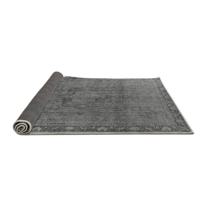 Sideview of Oriental Gray Industrial Rug, urb3107gry