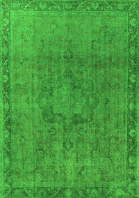 Oriental Green Industrial Rug, urb3107grn