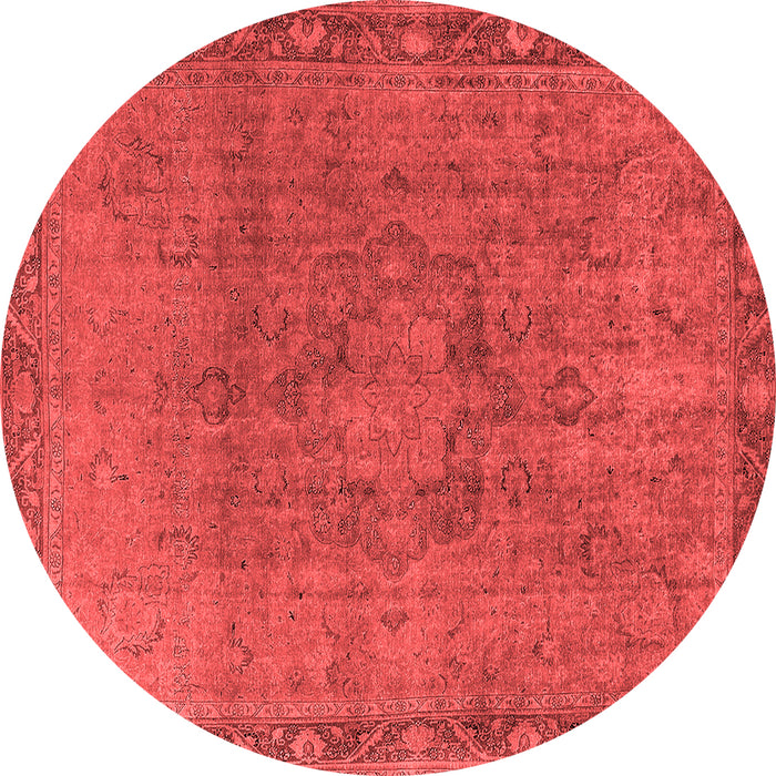 Machine Washable Oriental Red Industrial Rug, wshurb3107red
