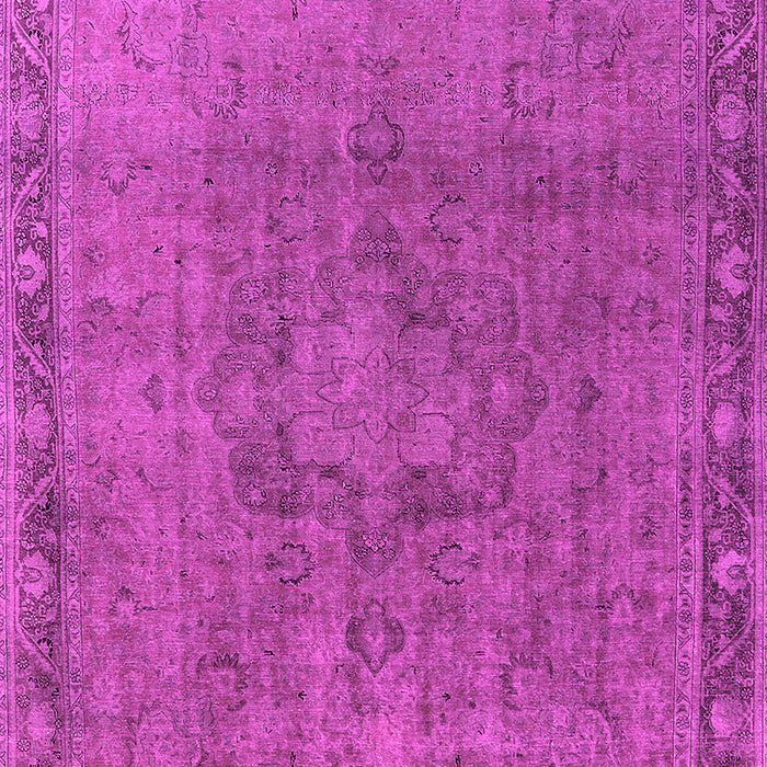 Machine Washable Oriental Pink Industrial Rug, wshurb3107pnk