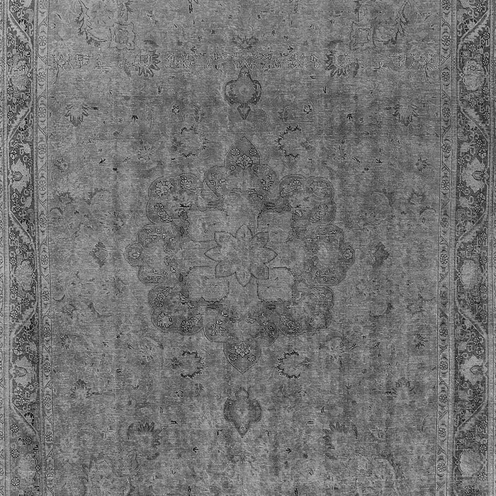 Machine Washable Oriental Gray Industrial Rug, wshurb3107gry