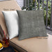 Front View of Mid-Century Modern Urban Square Western Charcoal Gray Throw Pillow, 18 inch by 18 inch, pwurb3108