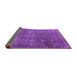 Sideview of Oriental Purple Industrial Rug, urb3108pur