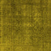 Square Oriental Yellow Industrial Rug, urb3108yw