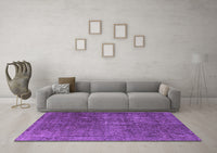 Machine Washable Oriental Purple Industrial Rug, wshurb3108pur