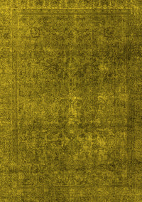 Oriental Yellow Industrial Rug, urb3108yw