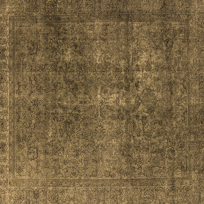 Square Oriental Brown Industrial Rug, urb3108brn