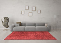 Machine Washable Oriental Red Industrial Rug, wshurb3108red