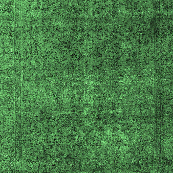 Oriental Emerald Green Industrial Rug, urb3108emgrn
