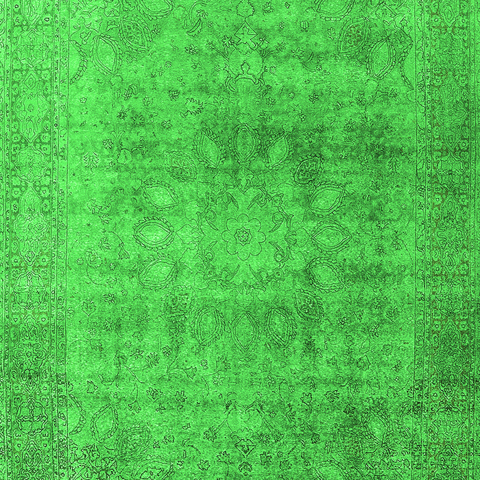 Oriental Green Industrial Rug, urb3109grn