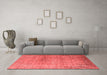 Industrial Red Washable Rugs