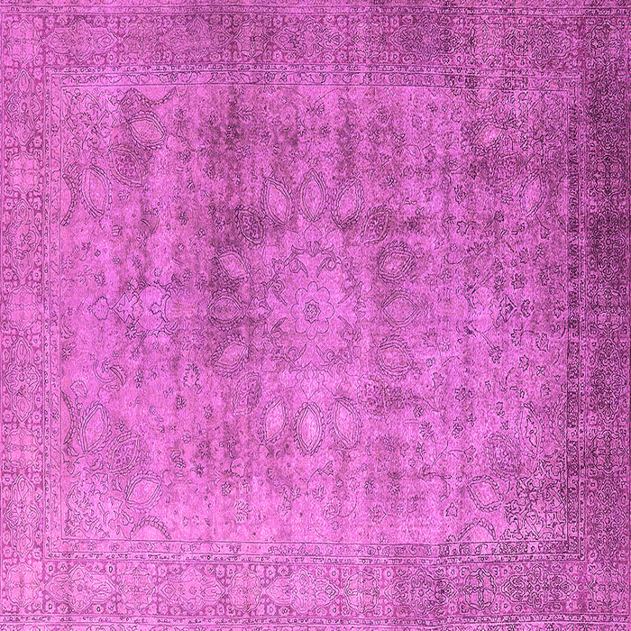 Square Oriental Pink Industrial Rug, urb3109pnk