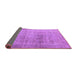 Sideview of Oriental Purple Industrial Rug, urb3109pur