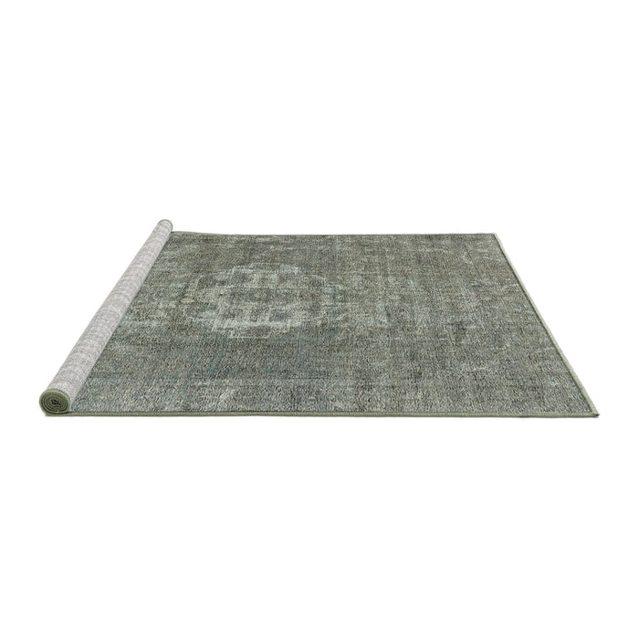 Sideview of Machine Washable Industrial Modern Sandstone Brown Rug, wshurb3110