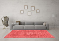 Machine Washable Oriental Red Industrial Rug, wshurb3110red