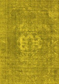 Oriental Yellow Industrial Rug, urb3110yw