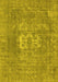 Oriental Yellow Industrial Rug, urb3110yw