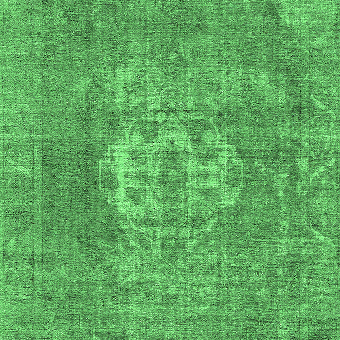 Oriental Emerald Green Industrial Rug, urb3110emgrn