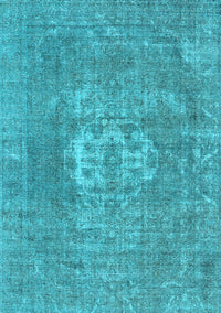 Oriental Light Blue Industrial Rug, urb3110lblu