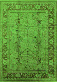 Oriental Green Industrial Rug, urb3111grn