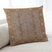Lifestyle Image of Mid-Century Modern Urban Square Mahogany Brown Throw Pillow, 18 inch by 18 inch, pwurb3111