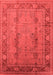 Oriental Red Industrial Area Rugs