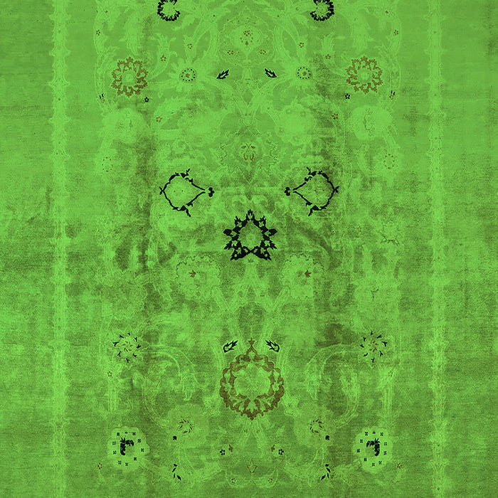 Oriental Green Industrial Rug, urb3112grn