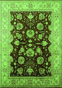 Oriental Green Industrial Rug, urb3113grn