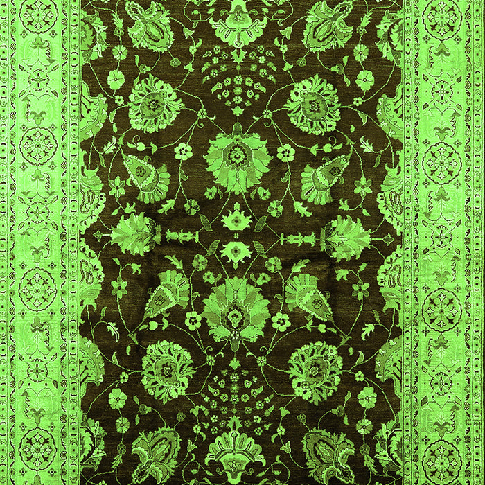 Oriental Green Industrial Rug, urb3113grn