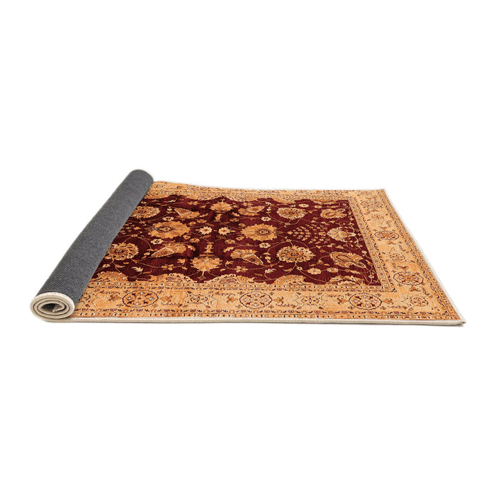 Sideview of Oriental Orange Industrial Rug, urb3113org