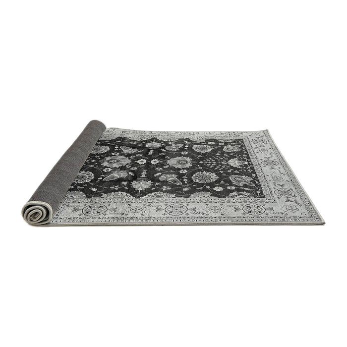 Sideview of Oriental Gray Industrial Rug, urb3113gry