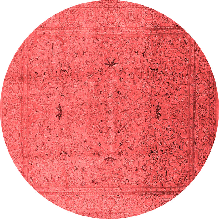 Machine Washable Oriental Red Industrial Rug, wshurb3114red