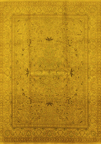 Oriental Yellow Industrial Rug, urb3114yw