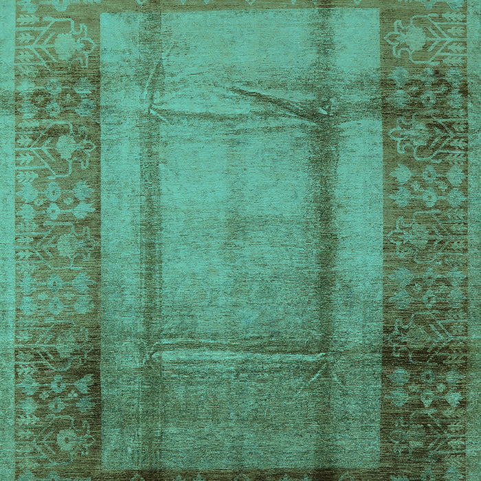 Oriental Turquoise Industrial Rug, urb3115turq