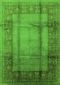 Oriental Green Industrial Rug, urb3115grn