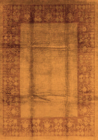 Oriental Orange Industrial Rug, urb3115org