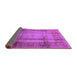 Sideview of Oriental Purple Industrial Rug, urb3115pur