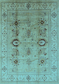 Oriental Light Blue Industrial Rug, urb3116lblu