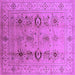 Square Oriental Purple Industrial Rug, urb3116pur