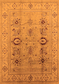 Oriental Orange Industrial Rug, urb3116org